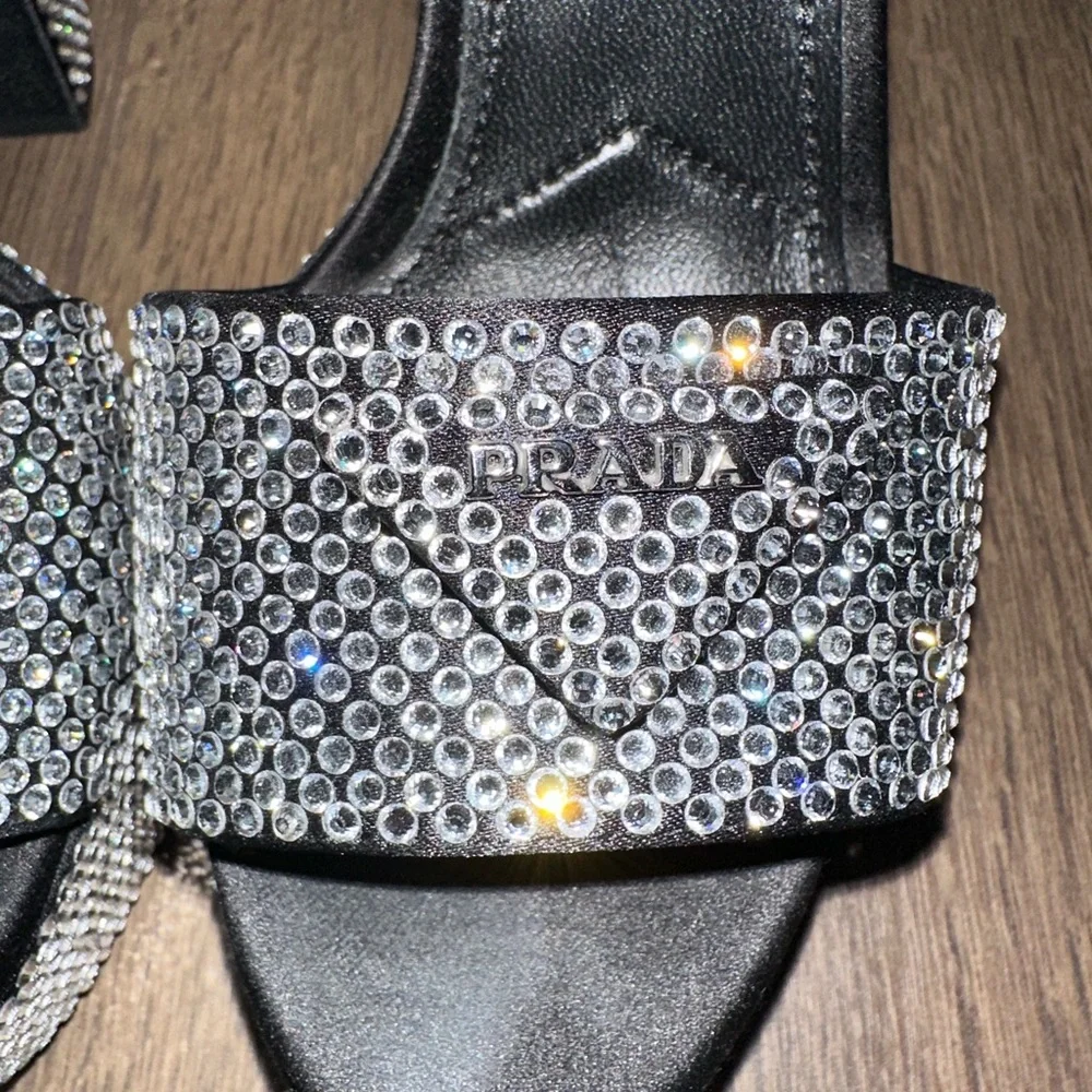Prada Crystal Platforms 38 - Picture 4 of 7